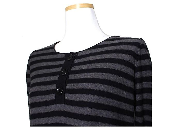 Sonia Rykiel Gestreiftes T-Shirt Braun - Ansicht 4