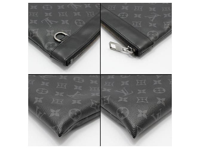 Louis Vuitton Clutch Monogram Eclipse Apollo Castaño - vista 11