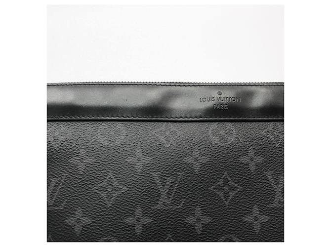 Louis Vuitton Clutch Monogram Eclipse Apollo Castaño - vista 6