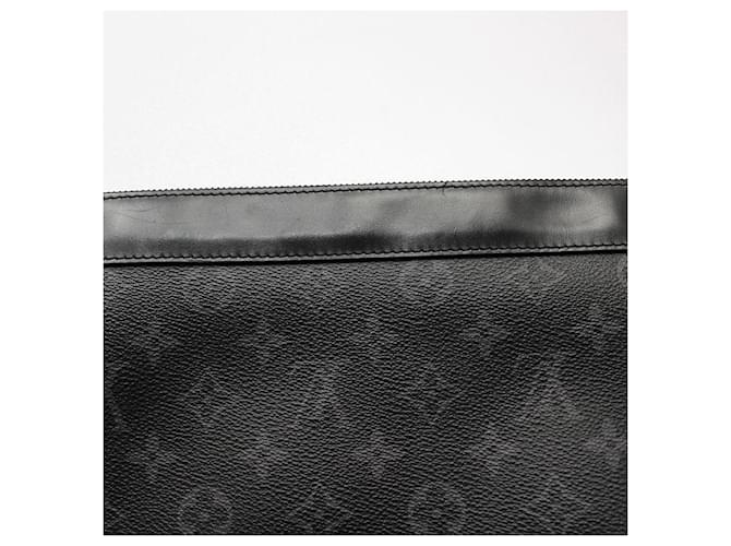 Louis Vuitton Clutch Monogram Eclipse Apollo Castaño - vista 7