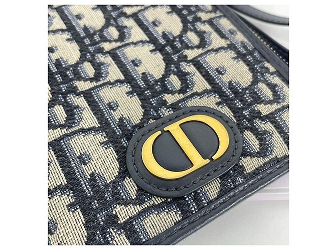 Dior Portafoglio e borsa crossbody Christian Oblique Montaine Blu - vista 6