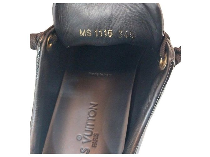 Louis Vuitton Sneakers Frontrow in vernice nera da donna Nero - vista 6