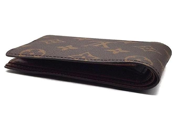 Louis Vuitton Portafoglio Multiplo Monogram Nero - vista 4
