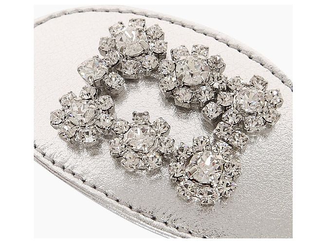 Roger Vivier Clip per capelli a fiore di cristallo Argento - vista 4