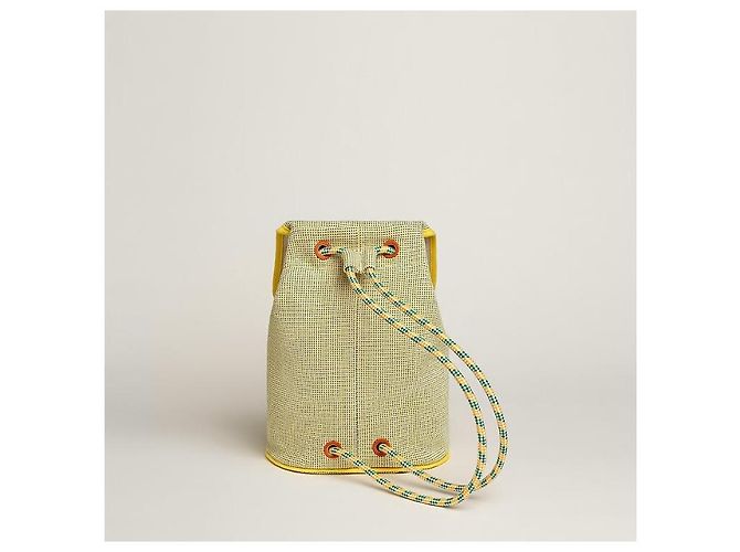 Hermès Rucksack Les Cabanes Golden - Ansicht 3