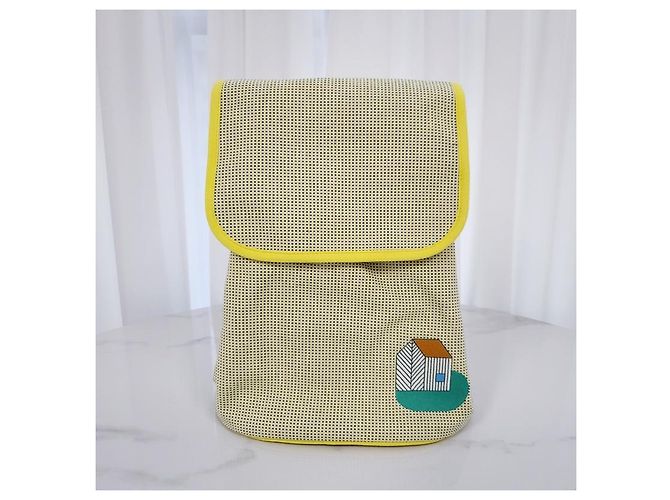 Hermès Rucksack Les Cabanes Golden - Ansicht 6