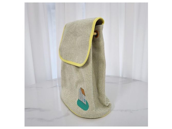 Hermès Rucksack Les Cabanes Golden - Ansicht 7