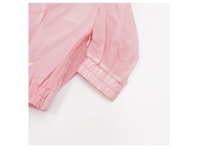 Burberry Giacca con cappuccio in nylon rosa per neonati e bambini - vista 3