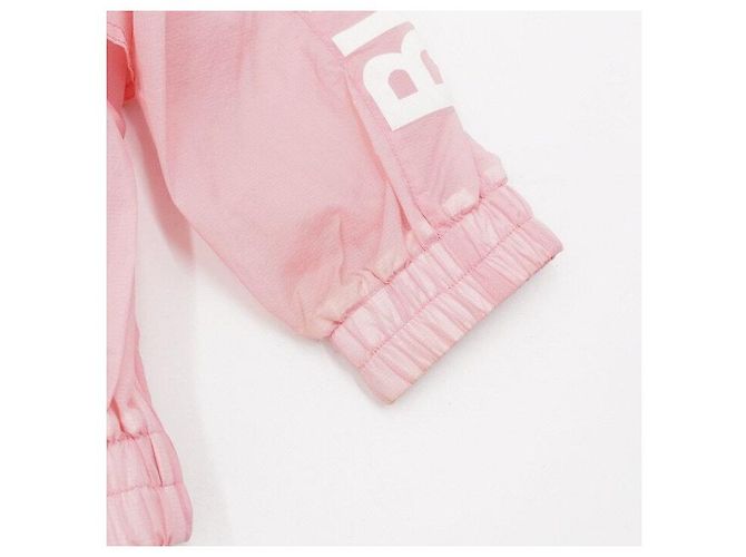 Burberry Giacca con cappuccio in nylon rosa per neonati e bambini - vista 6