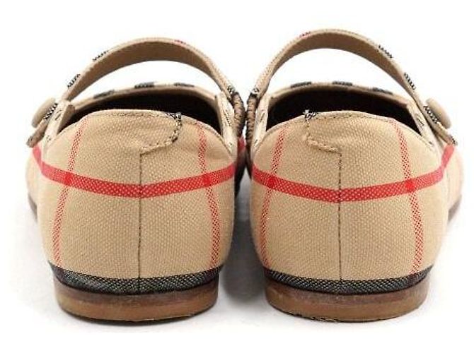 Burberry Vintage Check Baumwoll-Ballerinas für Kinder - Ansicht 7