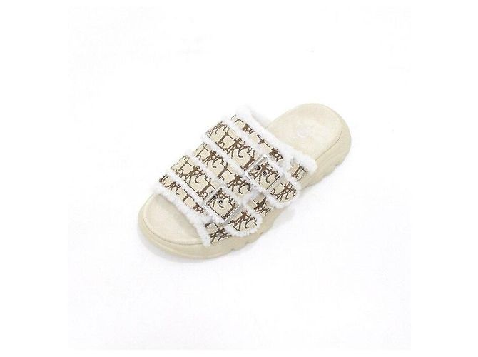 Dior Unisex-Sandalen aus Town Oblique Jacquard mit Rüschen - Ansicht 2