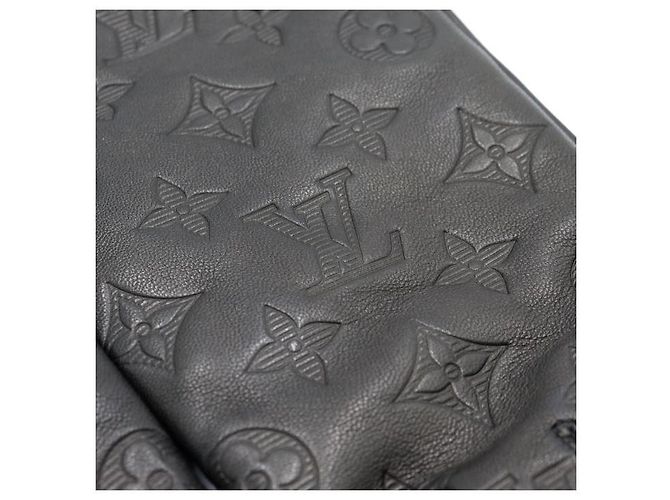 Louis Vuitton Monogram Shadow Handschuhe Lederhandschuhe für Herren Schwarz - Ansicht 4