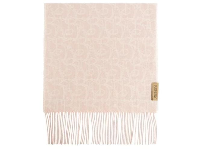Burberry Sciarpa in cashmere Charm Rosa - vista 3