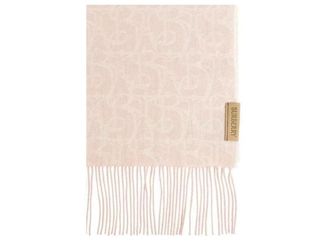 Burberry Sciarpa in cashmere Charm Rosa - vista 5