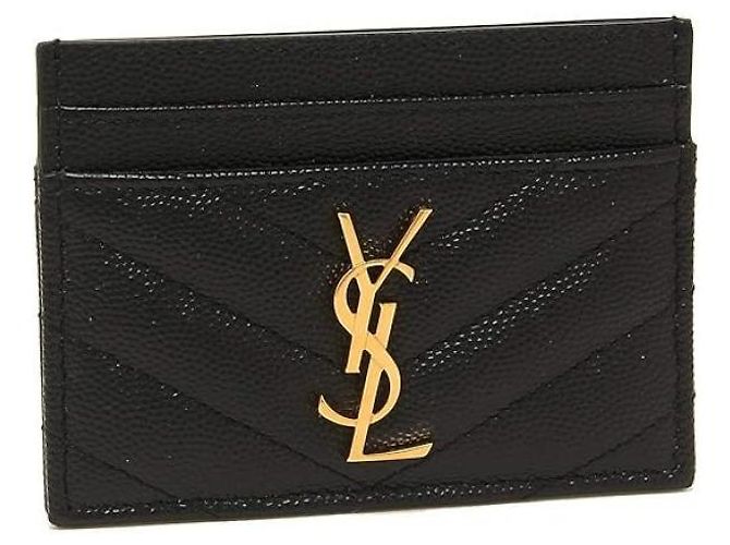 Saint Laurent Tarjetero con relieve Matelassé Grand Porte Cartes - vista 3