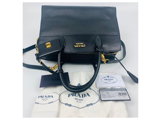 Prada Borsa a Spalla Esplanade Nero - vista 6