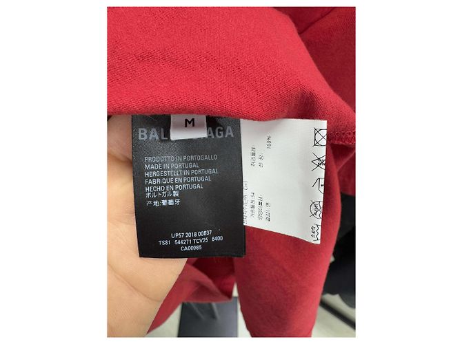 Day Balenciaga Maniche corte ricamate Alloro XS Rosso - vista 2