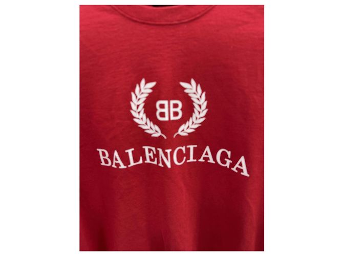 Day Balenciaga Maniche corte ricamate Alloro XS Rosso - vista 5