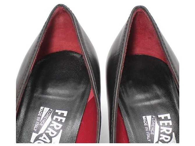 Salvatore Ferragamo BOLIVAR Schuhe Braun Metallic Gancini - Ansicht 4