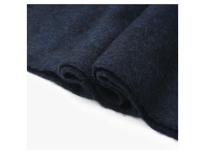 Marni Bufanda de alpaca con flecos Negro - vista 8