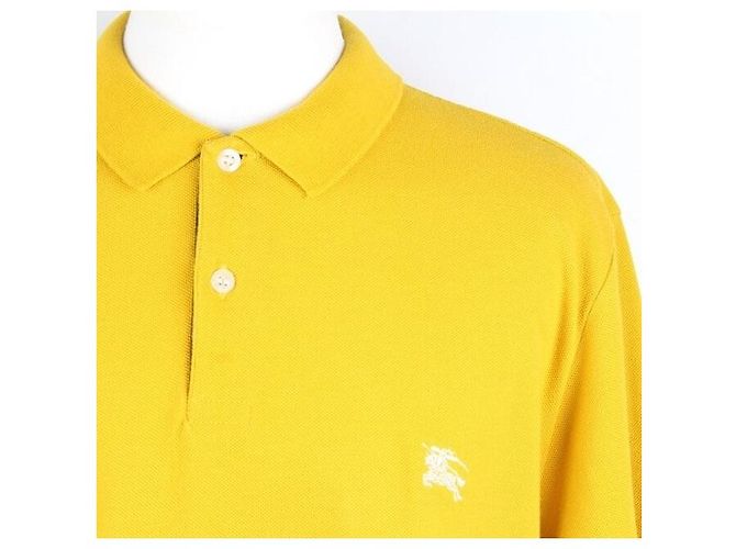 Burberry Polo-Shirt mit besticktem Logo XXL Golden - Ansicht 2