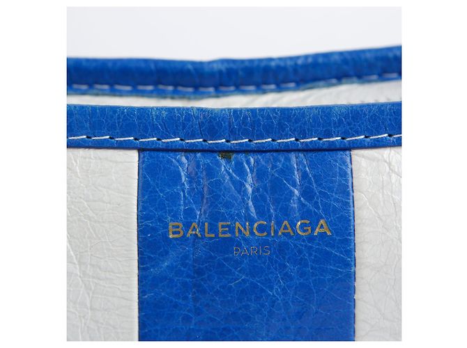 Balenciaga Pochette e bolsa crossbody Multi Leather Bazaar Azul - vista 3