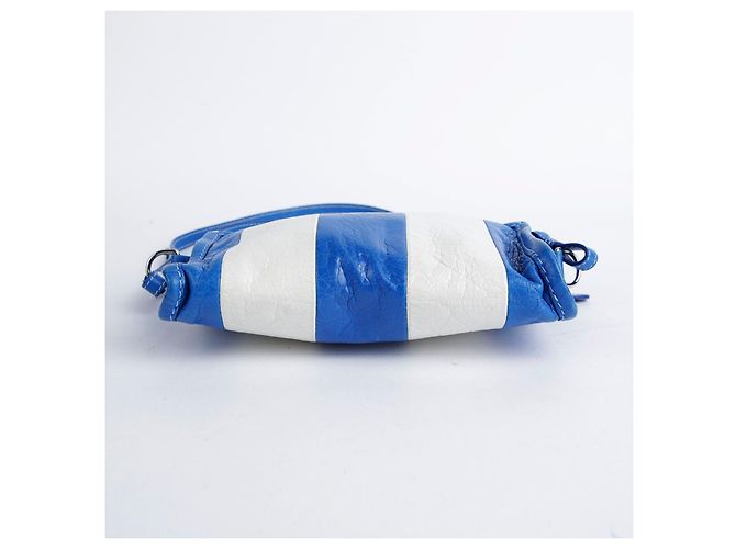Balenciaga Pochette e bolsa crossbody Multi Leather Bazaar Azul - vista 5
