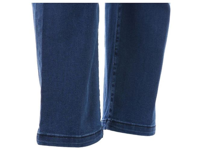 Kiton Logo Tab Medium Wash Denim Pants Blue - view 10