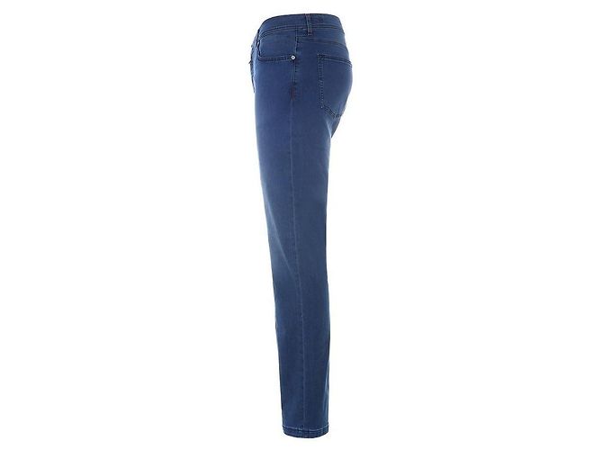 Kiton Logo Tab Medium Wash Denim Pants Blue - view 5