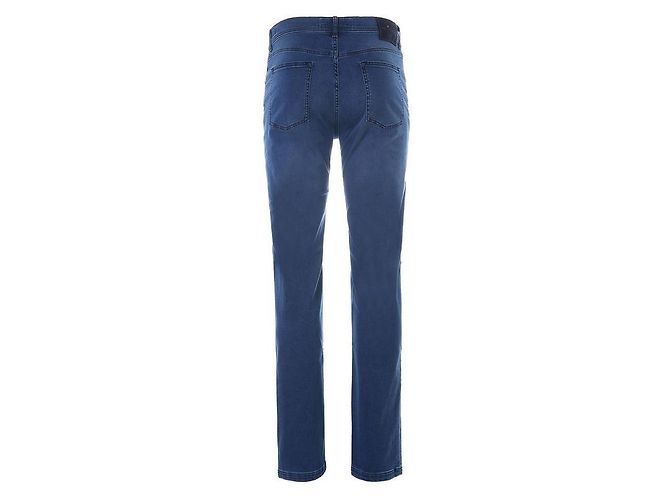 Kiton Logo Tab Medium Wash Denim Pants Blue - view 7