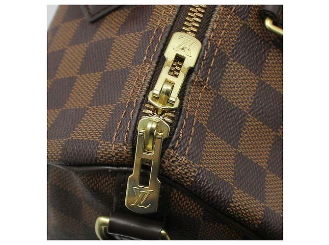 Louis Vuitton Damier Ebene New Bandoulière Speedy Shoulder Bag Marrone - vista 10