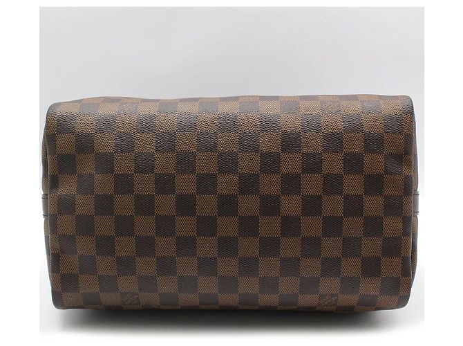 Louis Vuitton Damier Ebene New Bandoulière Speedy Shoulder Bag Marrone - vista 5