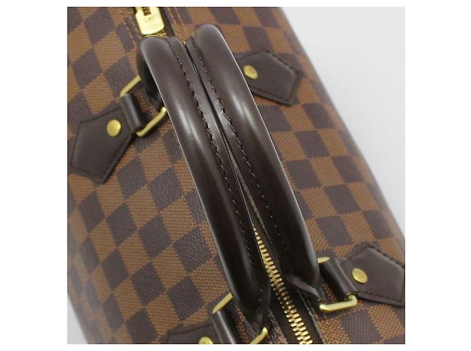 Louis Vuitton Damier Ebene New Bandoulière Speedy Shoulder Bag Marrone - vista 7