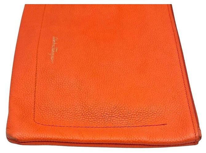 Salvatore Ferragamo Clutch in pelle - vista 4