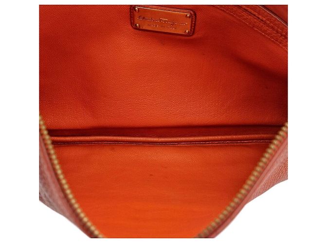Salvatore Ferragamo Clutch in pelle - vista 6