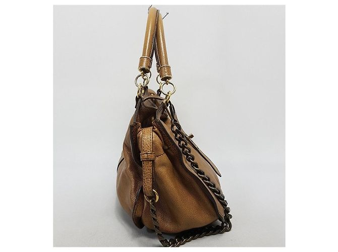 Burberry Brown Leather Shoulder Bag - view 3