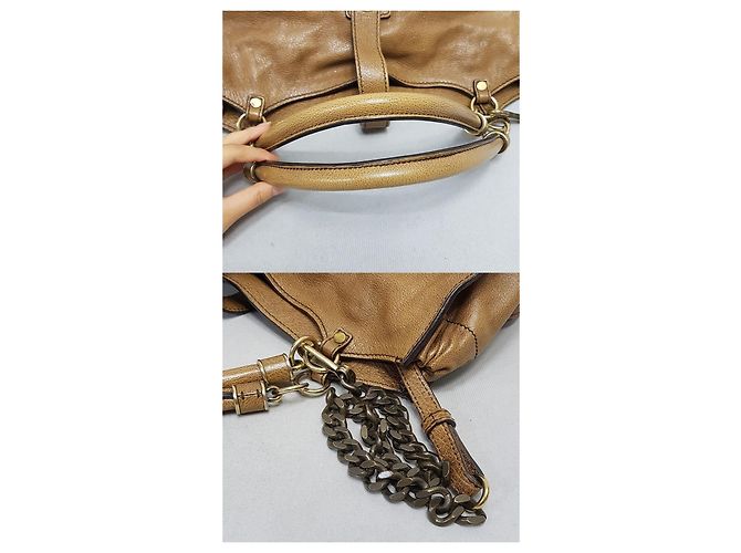 Burberry Brown Leather Shoulder Bag - view 7