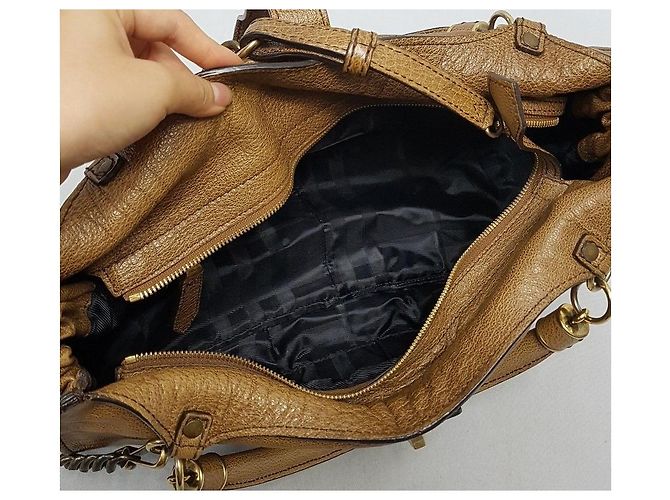 Burberry Brown Leather Shoulder Bag - view 8