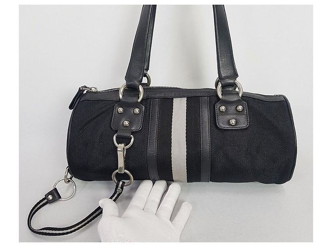 Bally Borsa tote a cilindro a tracolla Three Stripes - vista 2