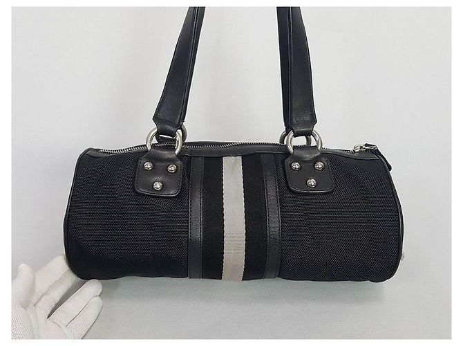 Bally Borsa tote a cilindro a tracolla Three Stripes - vista 5