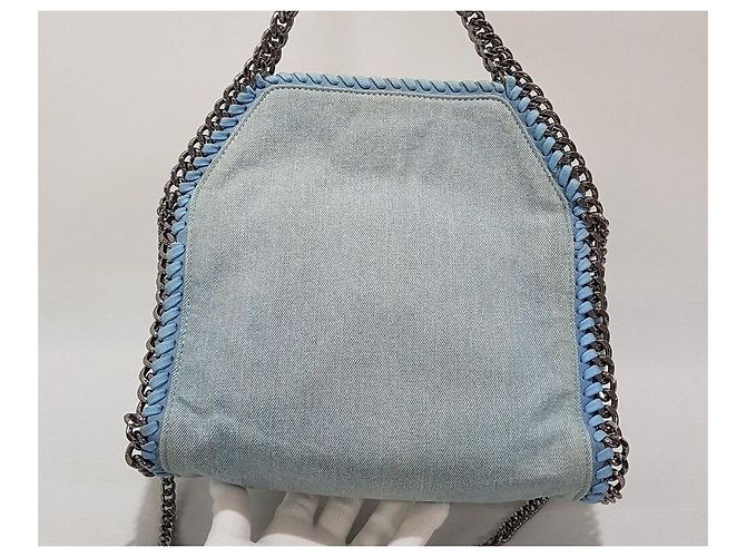Stella Mc Cartney Borsa in denim ricamato Parabella - vista 4