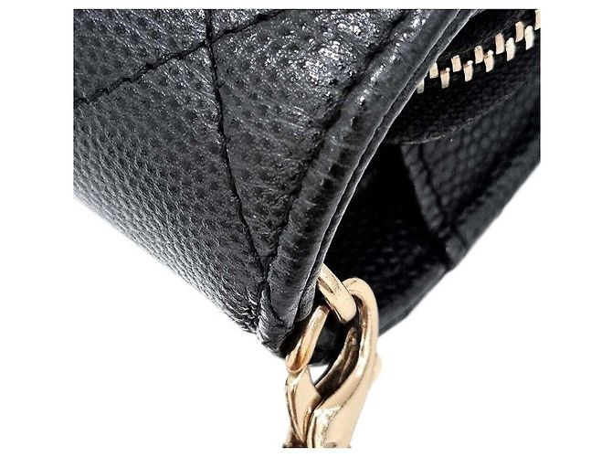 Chanel Mini Crossbody WOC in Caviar Nero - vista 5
