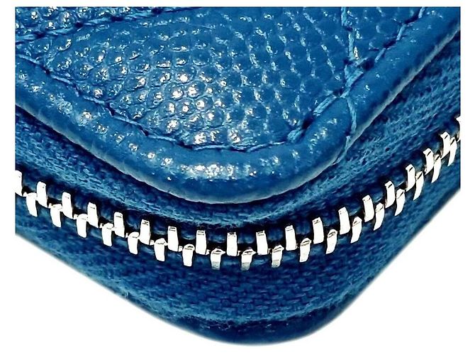 Chanel Tarjetero Caviar Azul - vista 4