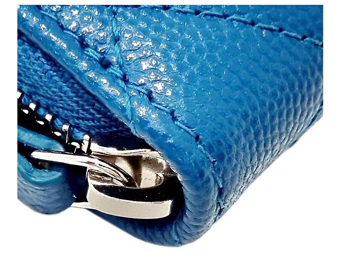 Chanel Tarjetero Caviar Azul - vista 5
