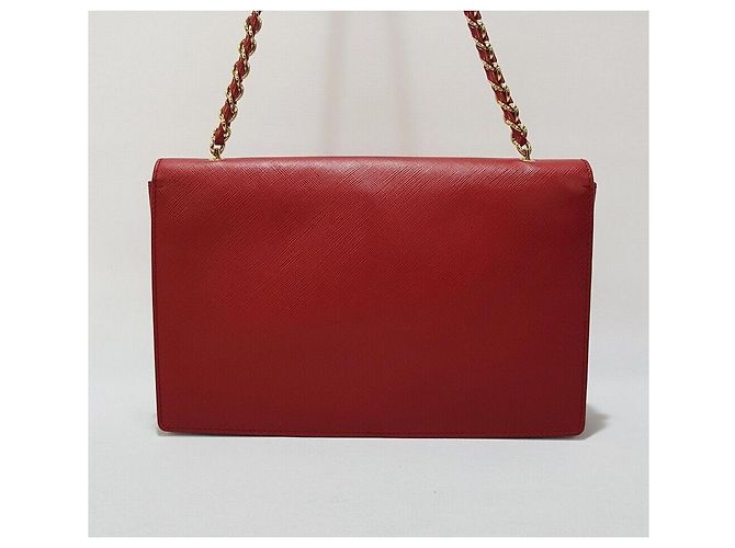 Salvatore Ferragamo Borsa a tracolla Genius Chain Rosso - vista 4