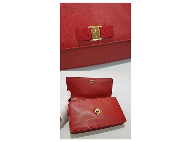 Salvatore Ferragamo Borsa a tracolla Genius Chain Rosso - vista 6