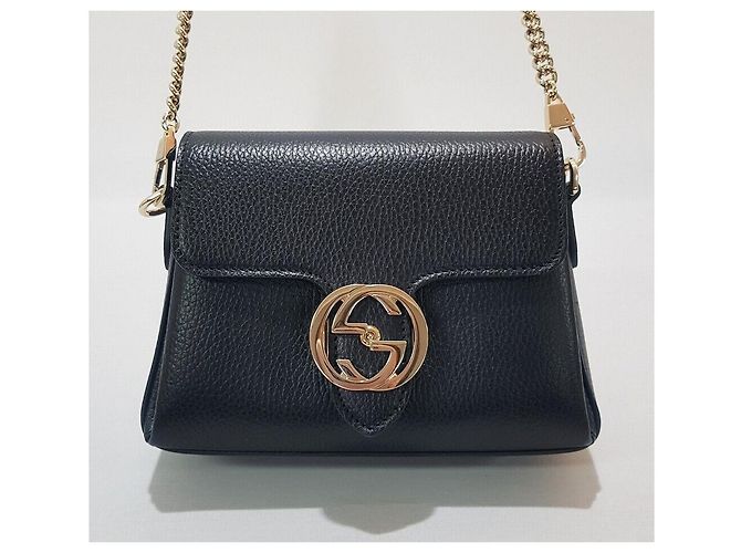 Borsa a tracolla mini con catena GG Interlocking Gucci - vista 2