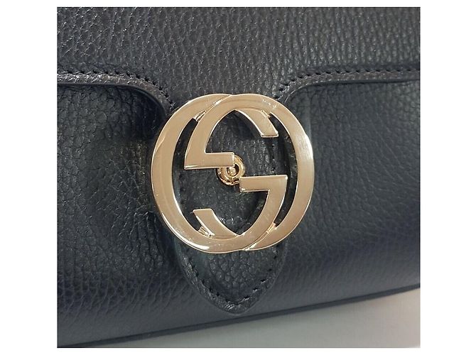 Borsa a tracolla mini con catena GG Interlocking Gucci - vista 3