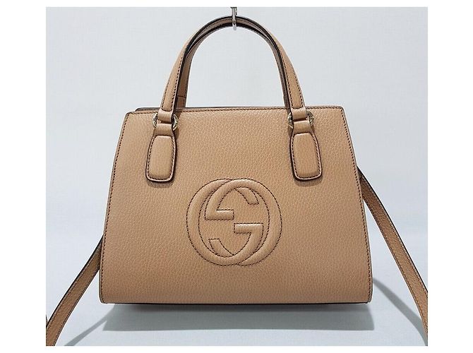 Gucci Borsa Tote Soho con manico superiore e tracolla Marrone - vista 2