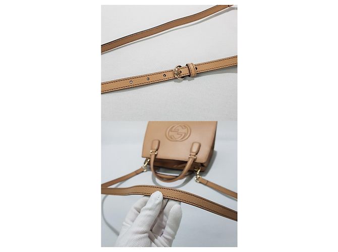 Gucci Borsa Tote Soho con manico superiore e tracolla Marrone - vista 6